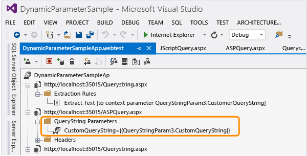 CustomQueryString bound to extraction rule