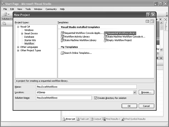 Programming a new workflow library