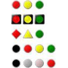 Shape indicator icon sets