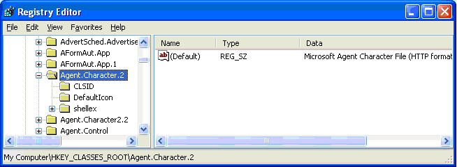 File Description in HKCR