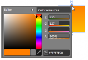 Gradient color picker