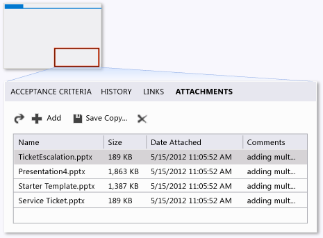 Attach files to a User Story