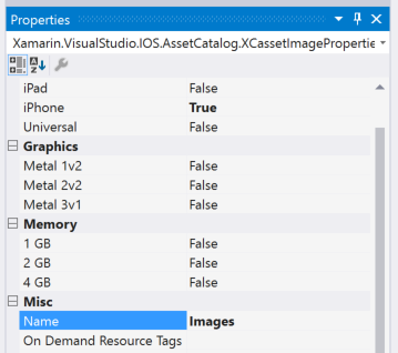 Select Name under the Misc section