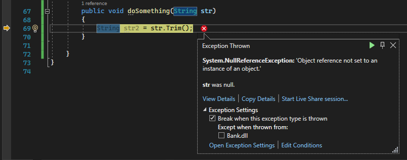 Exception Helper