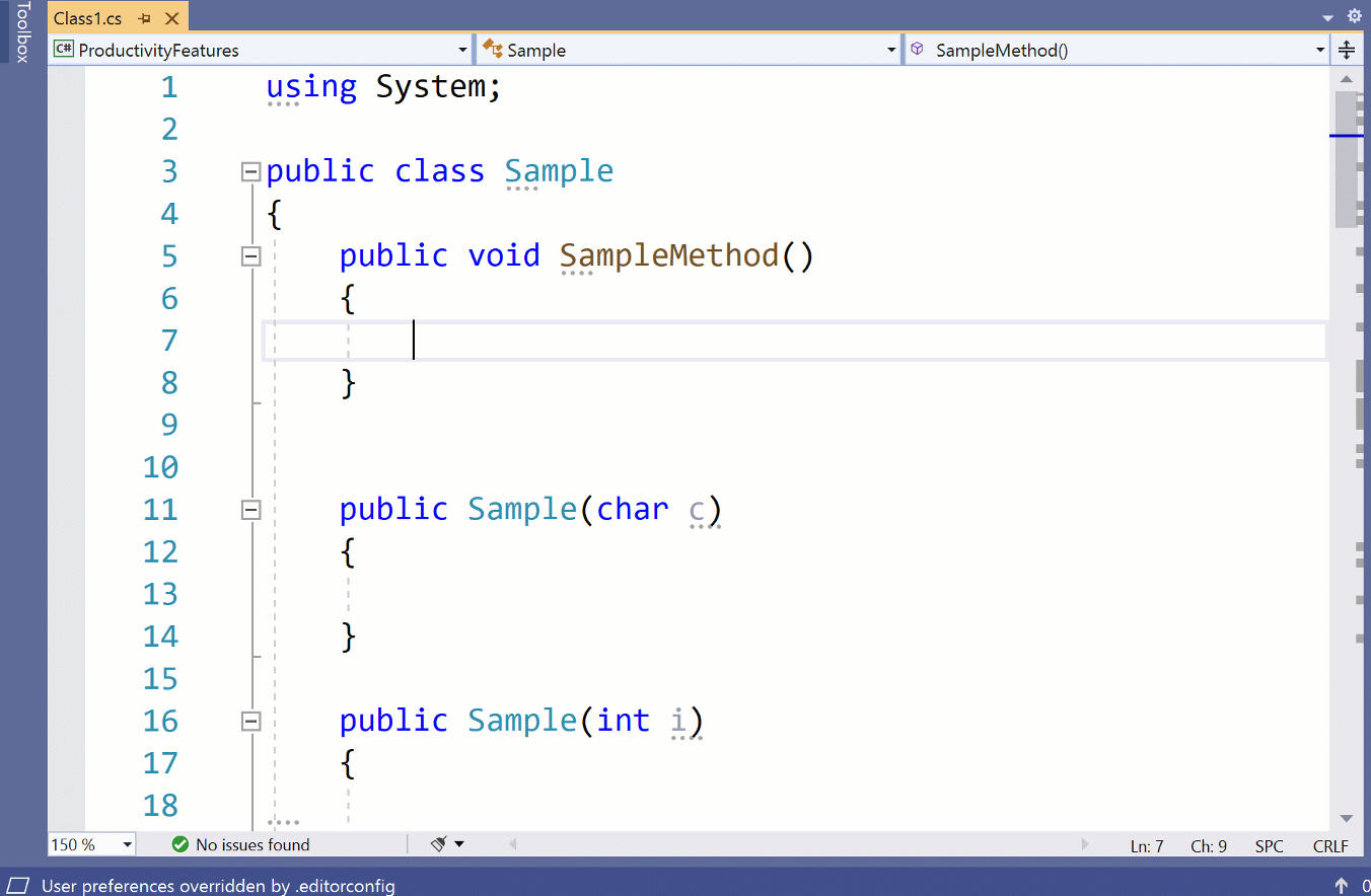 Method call completion