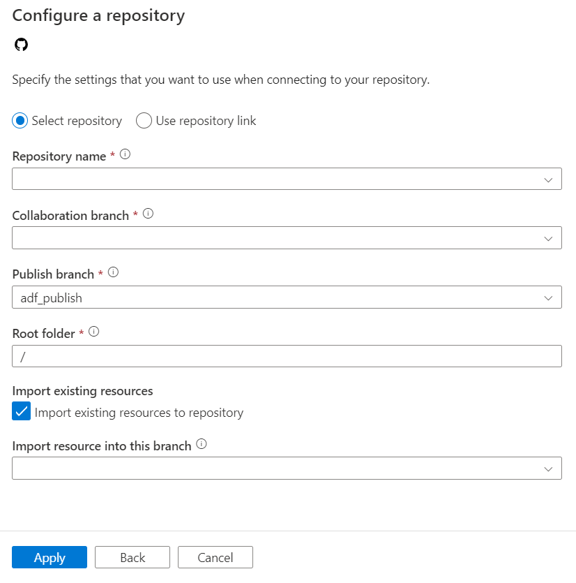 Ustawienia repozytorium GitHub