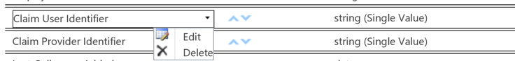 Claim User Identifier.