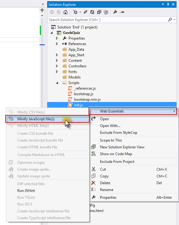 Minify JavaScript file(s)