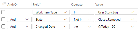 Zrzut ekranu przedstawiający Edytor Power Query, aktywna praca nie została zmieniona przez ostatnie 3 miesiące.