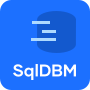 The logo of SqlDBM.