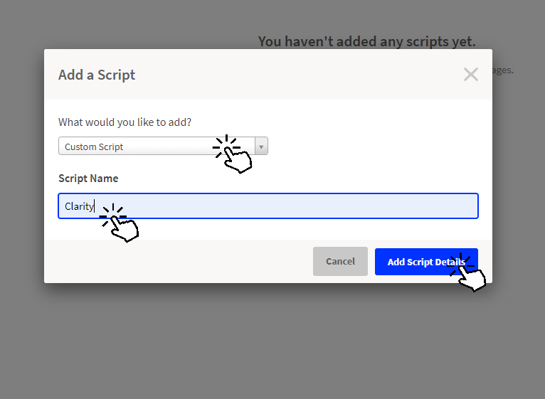 Add script details.