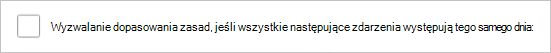 Zrzut ekranu przedstawiający sposób wybierania opcji 