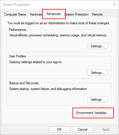 Zostanie otwarty panel właściwości systemu Windows.