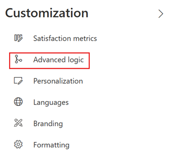 Element menu Odgałęzienia.