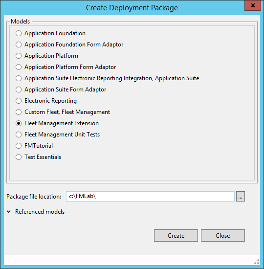 Create deployment package.