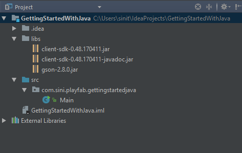 Intellij - Project setup