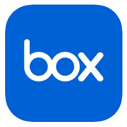 Aplikacja partnerska — Box — ikona aplikacji Cloud Content Management