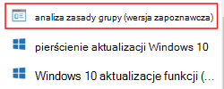 Zrzut ekranu przedstawiający przykładowy tag publicznej wersji zapoznawczej w centrum administracyjnym Microsoft Intune i Microsoft Intune.