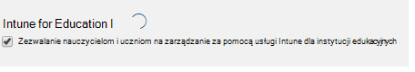 Zrzut ekranu przedstawiający ustawienie profilu usług SDS