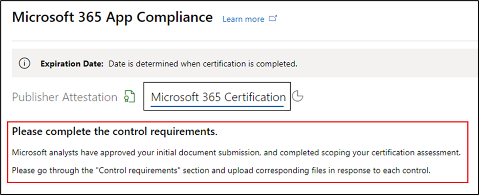 Complete Control Requirements