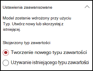 Ustawienia zaawansowane.