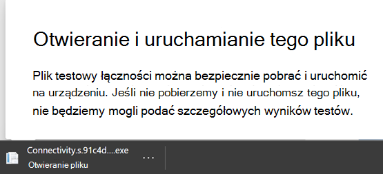 Aplikacja kliencka testów zaawansowanych.