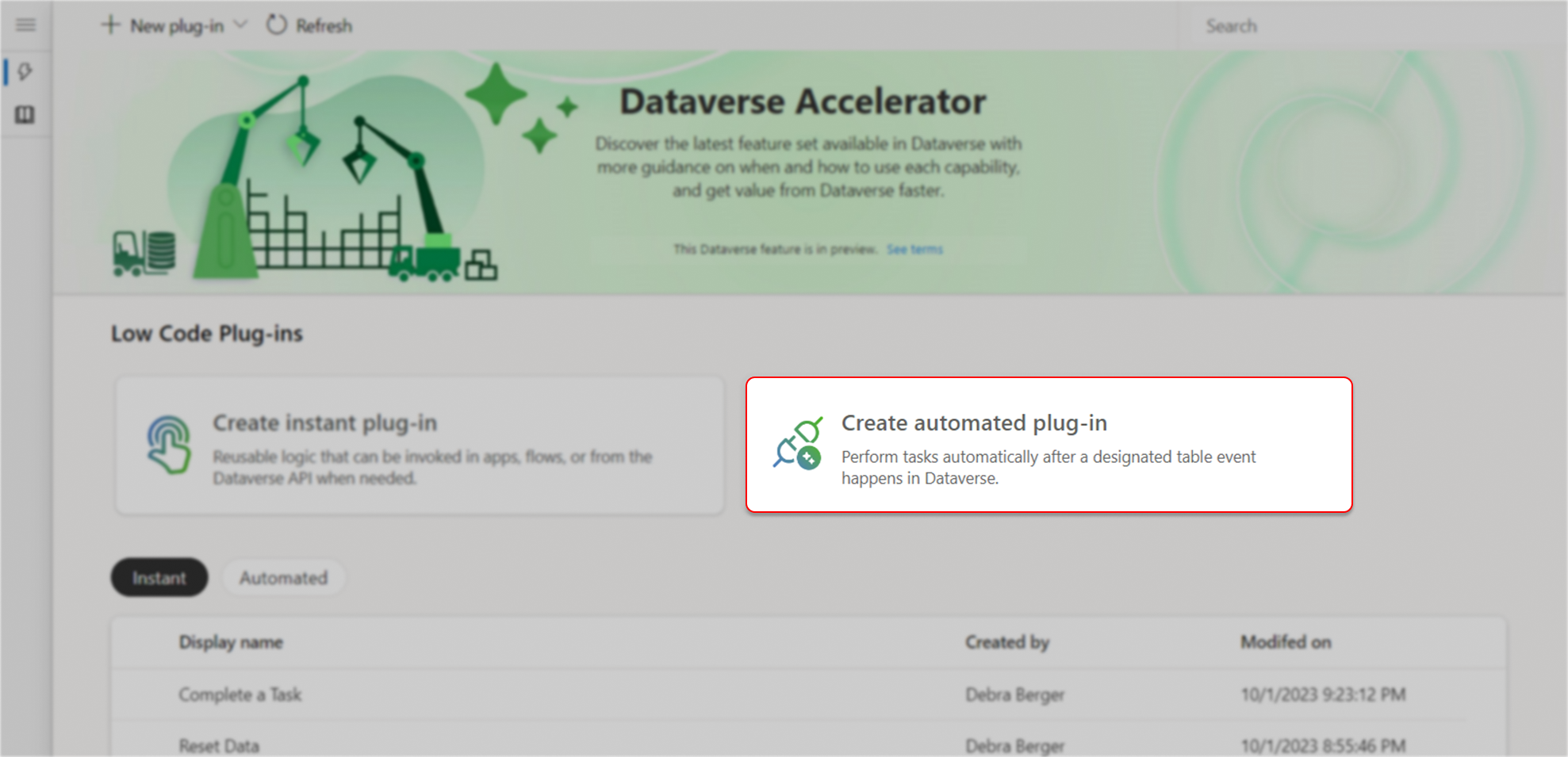 Tworzenie karty automatycznego dodatku plug-in