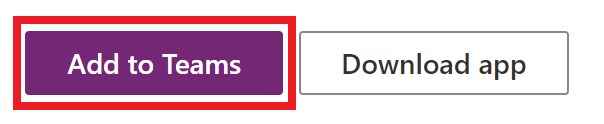 Przycisk Dodaj do Teams.