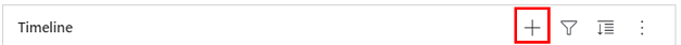 Ikona Utwórz wiersz osi czasu.