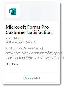 Screenshot shows Microsoft Forms Pro Customer Satisfaction web app.