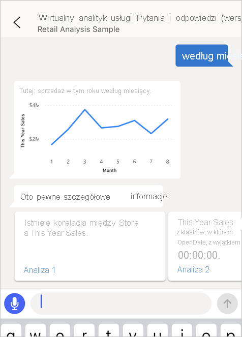 Top sales Q&A virtual analyst