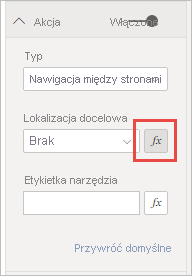 Zrzut ekranu przedstawiający przycisk nawigacji między stronami.