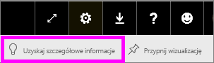 Zrzut ekranu przedstawiający przycisk Pobierz szczegółowe informacje.