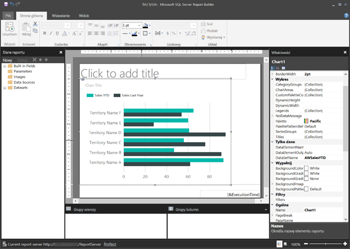 Report Design view