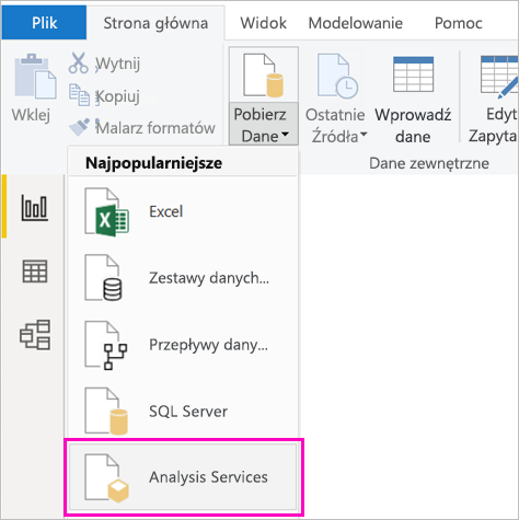 Select data source