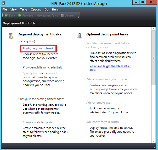 Configure Network