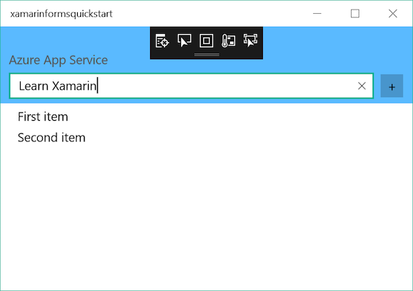 Tworzona aplikacja dla platformy uniwersalnej systemu Windows