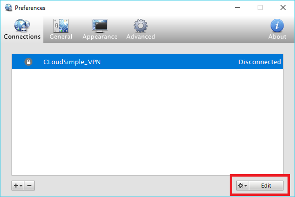 Połączenie sieci VPN