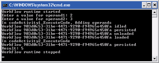 Output after finishing Task 3