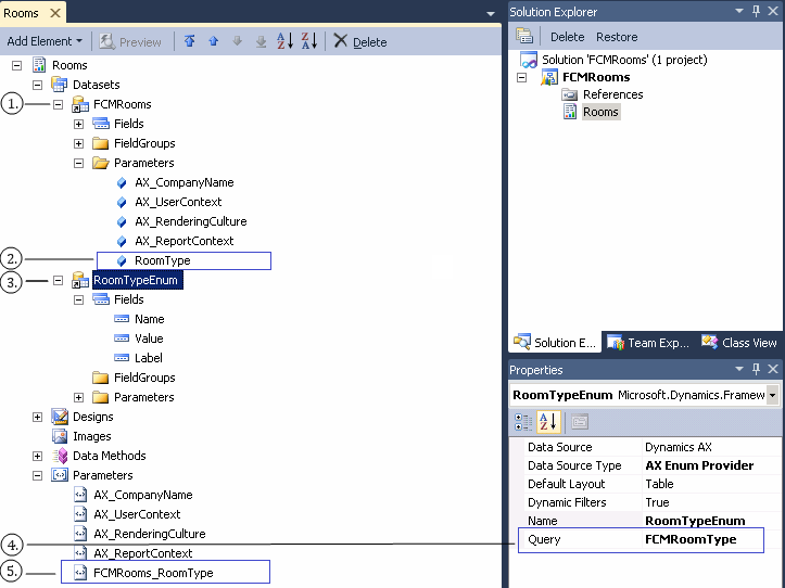 Facility Manager with RoomType enum example