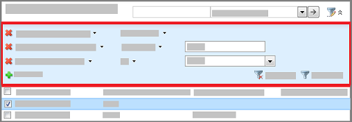 Advanced Filter in Enterprise Portal