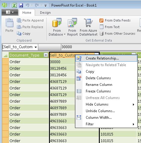 Creating a relationship between two data sources