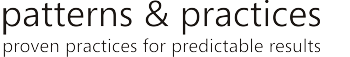 patterns & practices Developer Center