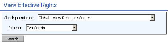 View Effective Rights tool
