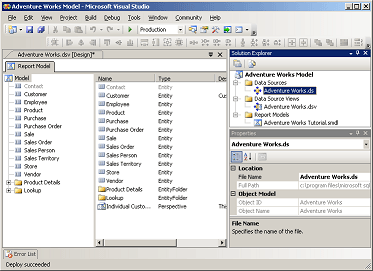 Program Model Designer z otwartym plikiem modelu