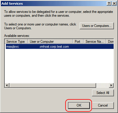 Dodawanie usług w usłudze Active Directory