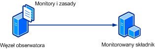 Widok koncepcyjny węzła obserwatora