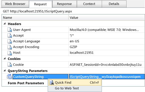 Isolating a dynamic parameter