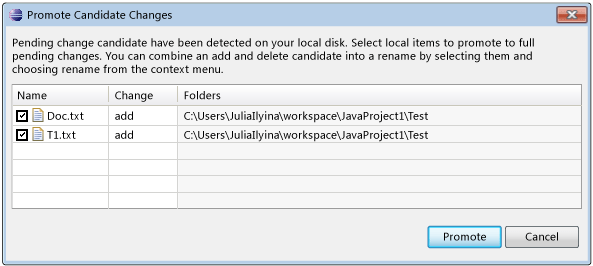 Wspieranie zmian kandydata