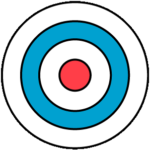 Cel struktury pełną "bullseye"